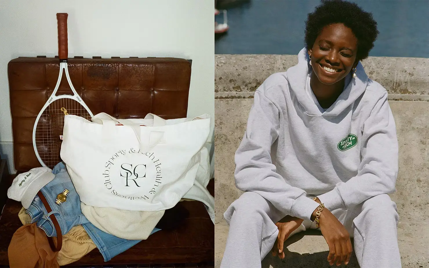 Sporty and Rich moodboard