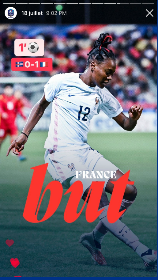 Story Instagram live Euro EDFF — But