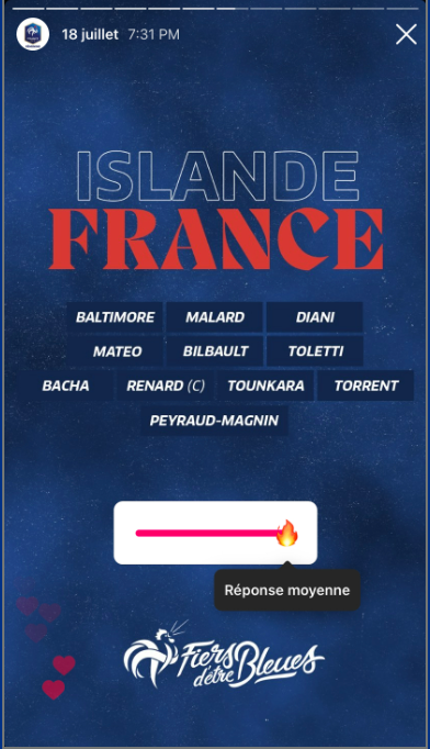 Story Instagram live Euro EDFF — Composition